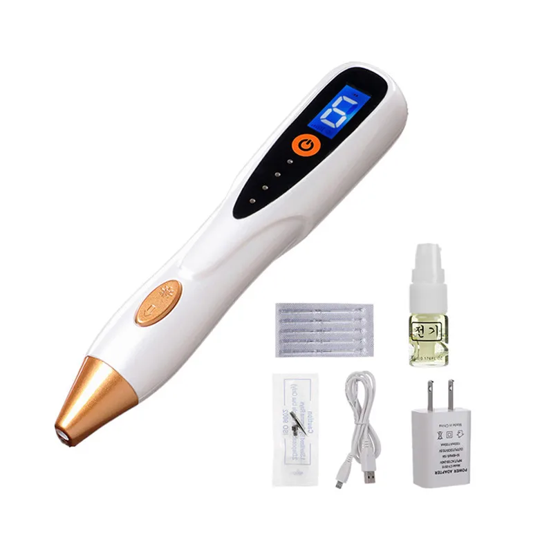  1Pcs Spot Removal Beauty Plasma Pen Portable Home LED Laser Pen LCD Screen Freckle Tattoo Beauty In - 4000037871964