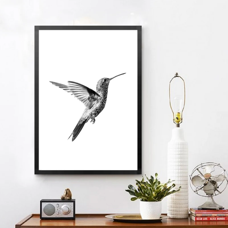 Nordic-Minimalist-Hummingbird-Art-Print-Canvas-Painting-Living-Room-Black-and-White-Posters-Wall-art-Pictures (1)