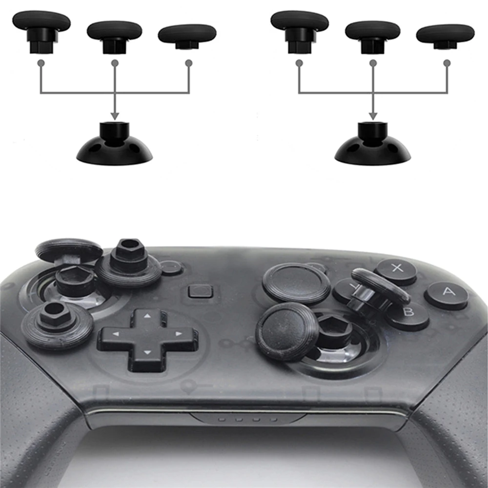 For Nintendo Switch Pro Controller Modified Parts Removable Joystick Caps Cover Gamepad Buttons Replacement Replacement Parts Accessories Aliexpress For Nintendo Switch Pro Controller Modified Parts Removable Joystick Caps Cover Gamepad Buttons Replacement Replacement Parts Accessories Aliexpress