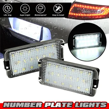 

2pcs Car LED Number License Plate Light Lamp For Seat Ibiza 6L ab Altea Arosa Cordoba MK1 MK2 Leon Toledo III 2004-2009