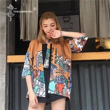 Традиционное японское кимоно юката кимоно Femme пара кимоно кардиган мужчины женщины Азия косплей, костюм, Япония кимоно женские топы