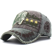 Осень и зима новые потертые хлопковые кепки для мужчин и женщин ретро бейсболка с буквами летняя уличная Солнцезащитная шляпа изогнутая Кепка