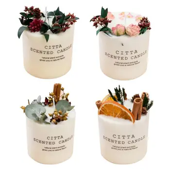 

Aromatherapy Candle Soy Wax Aromatherapy Candle Romantic Candle Decoration Scented candle Christmas Pillar A8L0