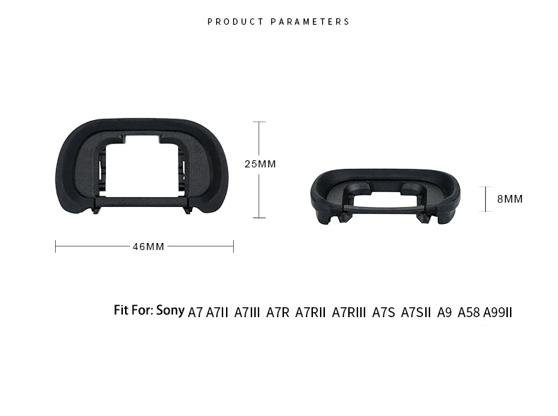 Аксессуары для видоискателя FDAEP18 окуляр Sony A7R A7III A7M3 A7RII A7R2 A9 A7R3 A7RIV A7RM3 A7A58 A99M2 A7M2