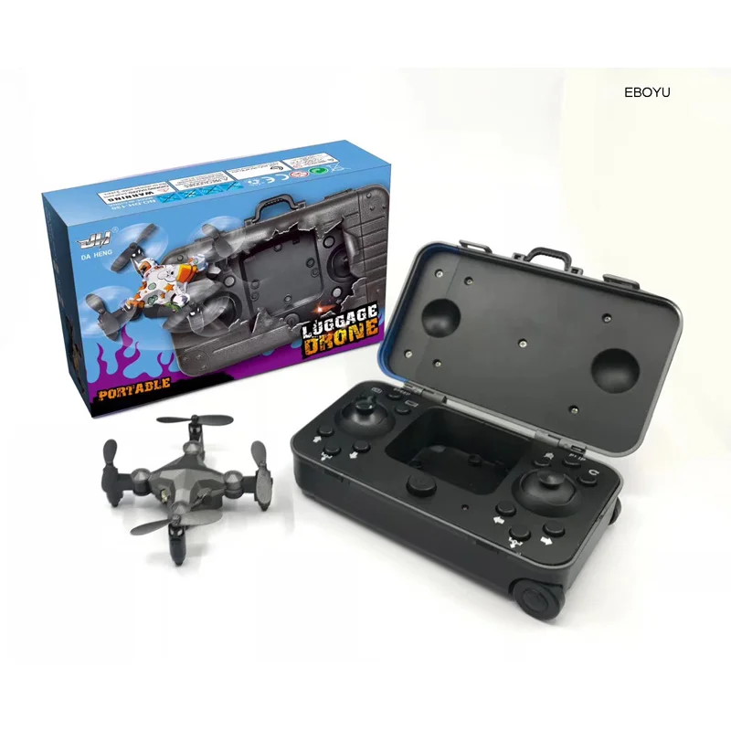 EBOYU DH120 2 4G 4CH 0.3MP WIFI FPV камера портативный Дрон RC Quadcopter чемодан стиль Мини UFO
