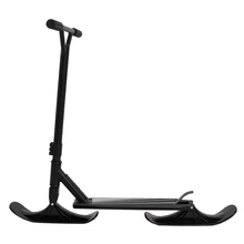 2 шт. Прочный 2 в 1 сани зима практичная замена прямой посадки с креплением универсальный скутер части открытый черный Лыжная доска