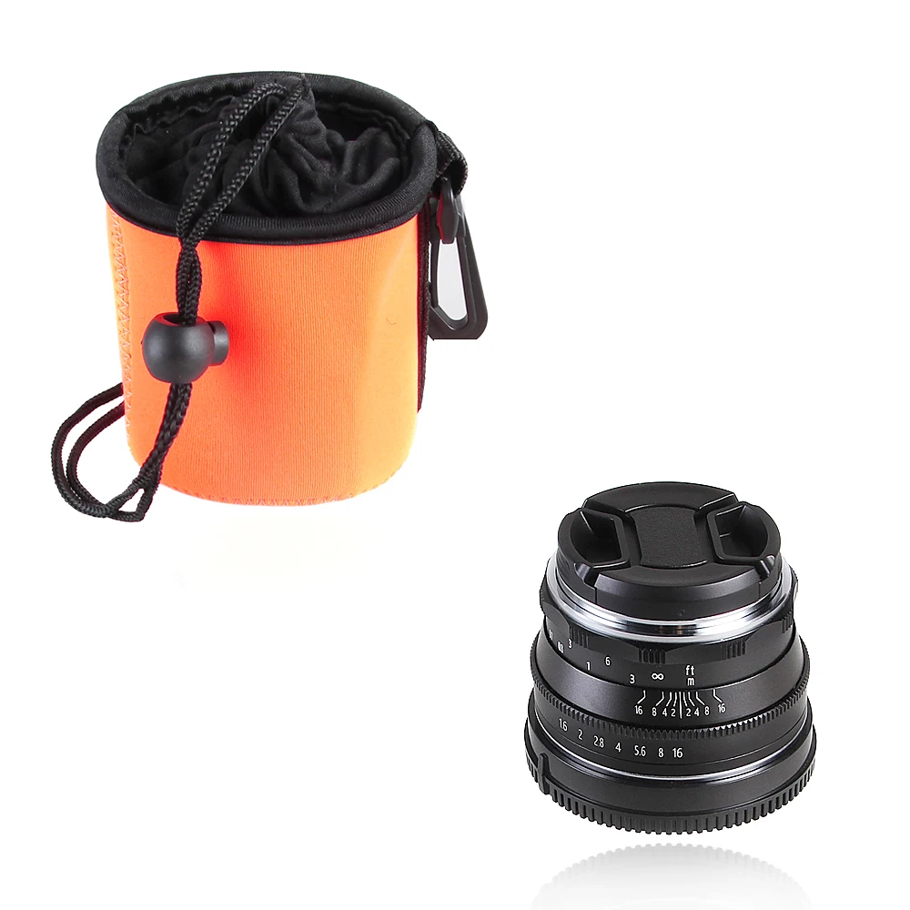 Cheecar-35mm f1.6 ручная APS-C prime без отражателя камера ручная фокусировка объектива, для eos-m, для sony-e, для fuji-x, для M4/3
