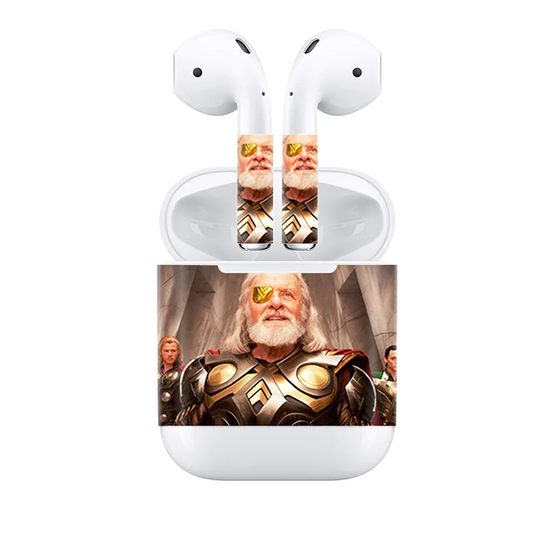 Для AirPods Skins наклейка Съемная клейкая декоративная переводная картинка на кожу