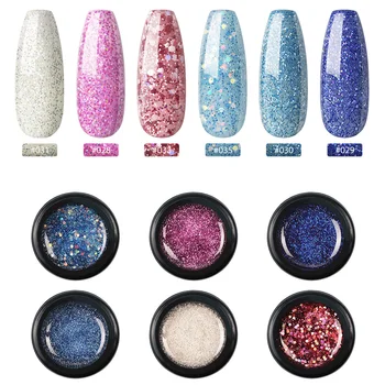 

COSCELIA 6 PC UV Gel Polish Set All For Manicure Semi Permanent Nail Art Gel Nail Polish Top Coat Soak Off UV LED Gel Varnish