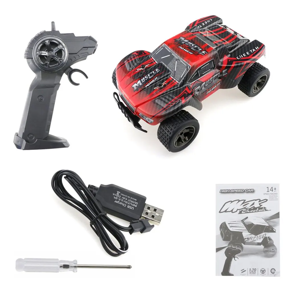 

New Vehicle 2810B 1:20 2.4GHZ Two Wheel drive Full Scale Climbing Bike Vehicle Remote Control Off-road Racing Car Model Hobby