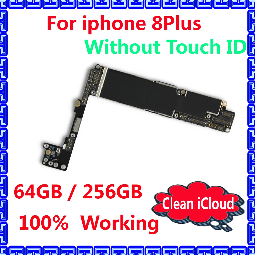 64 Гб 256 ГБ Хорошая рабочая материнская плата для iphone 8 Plus без touch ID 100% оригинальная