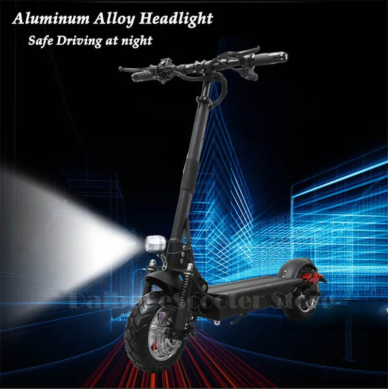 10 Inch Electric Skateboard Scooter Two Wheels Electric Scooters Off Road 52V 1000W Powerful Electric Scooter Seat For Adult (8)