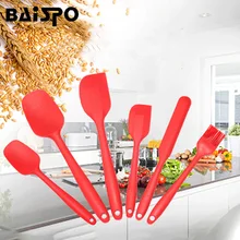 Baispo 6 шт./компл. Инструменты для тортов силиконовые формы для выпечки с антипригарным покрытием Кухня аксессуары теплостойкие Пособия по кулинарии инструменты Кухонные принадлежности