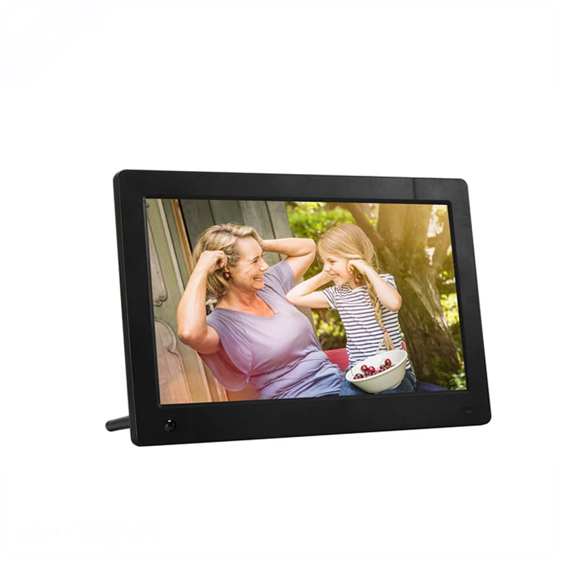 Wall-Mounted Advertising Machine Video Display Player 1080p 11.6-inch Digital Photo Frame IPS Full-View Digital Photo Frame White Color