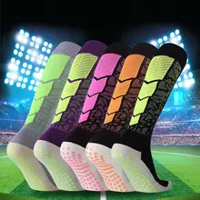 Унисекс спортивные носки для женщин и мужчин, противоскользящие футбольные носки, эластичные футбольные гольфы для бега по регби, длинные носки для фитнеса, спортивная одежда