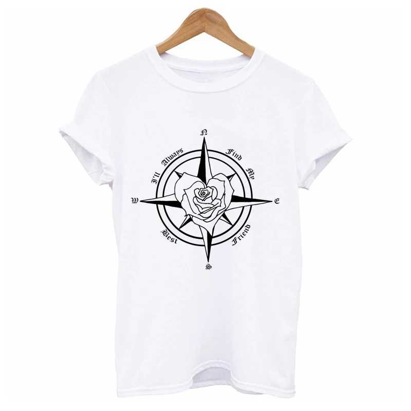 

New Women'S Fashion Letter Printing Tees Short Sleeve T Shirt Clothes Short Sleeve Round T-shirt Gothic T-shirt 3XL Size