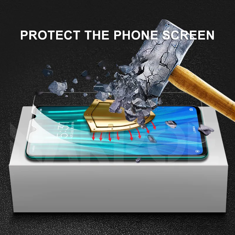9H Защитное стекло для Xiaomi Redmi 8 8A 7 7A 6 Pro 6A Go K20 Защитная пленка для экрана Redmi Note 8 7 6 Pro закаленное стекло