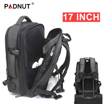 

Anti Theft Backpack 17 Inch Laptop Men Bagpack Travel Waterproof Large Capacity Back Pack Women Male Black Backpacks USB Charger