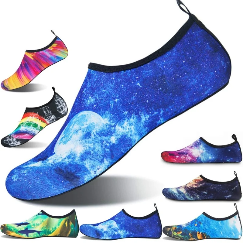 

2020 Summer New Barefoot Men Women Quick-Dry Water Lightweight Aqua Socks Yoga Exercise Pool Beach Dance Swim Drawstring Shoes