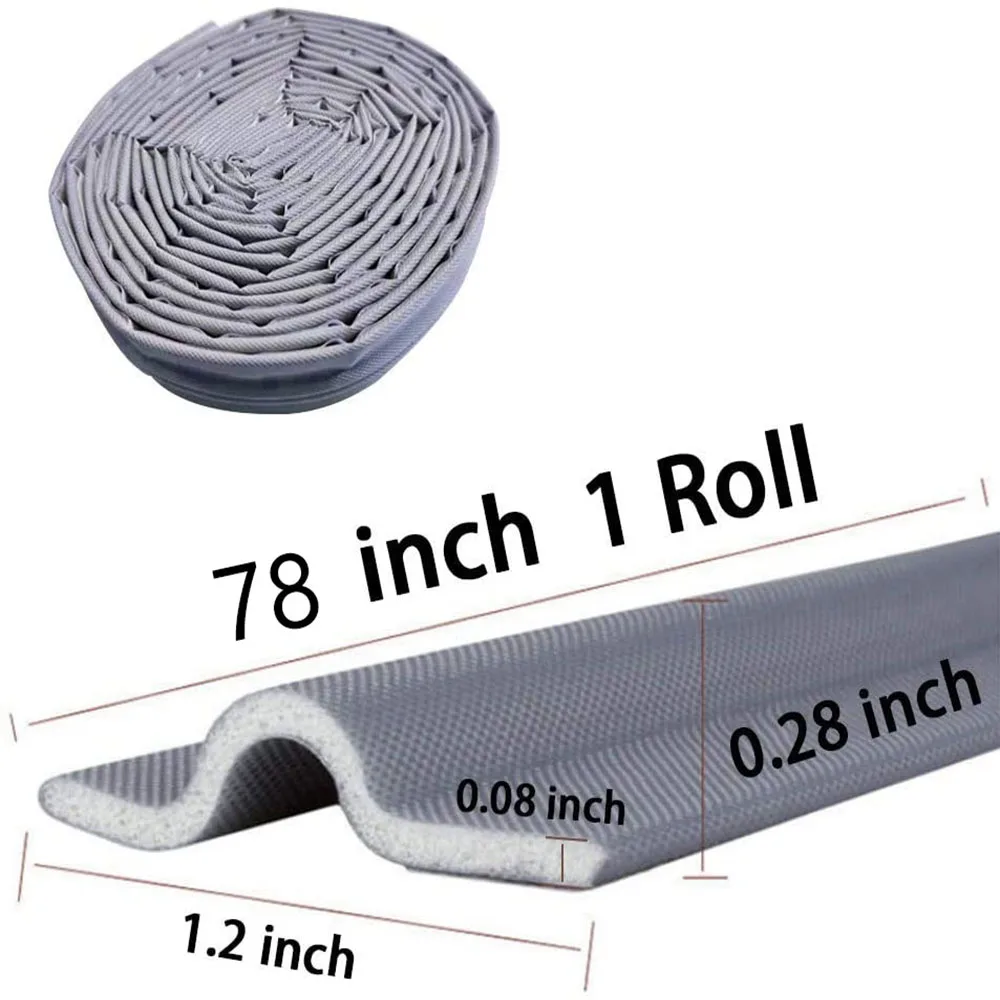 Wearable Sliding Window Soundproof Door Seal & Dustproof Foam Tape