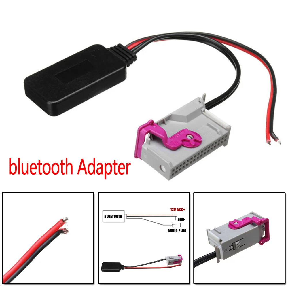 1 шт. сильный Bluetooth адаптер Aux кабель подходит для A3 A4 A6 A8 TT R8 RNS-E