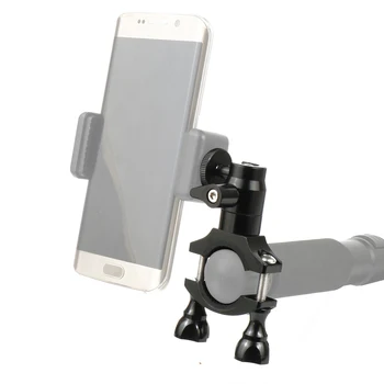 

360 Degree Rotation Motor Bicycle Handlebar Mount Holder Clip Bracket Clamp For GOPRO Action Sports Camera Accessory
