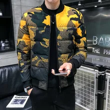 GZDEERAX Желтые красные мужские пуховики, роскошные мужские куртки и пальто с воротником-стойкой на молнии, зимние мужские пуховики на белом утином пуху, 5XL