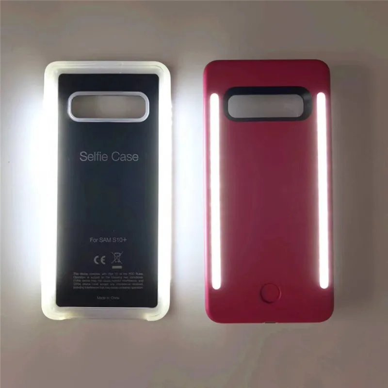 

3 Generations LED Flash Phone Case for Samsung S9 S10 Plus Glow Light Phone Case for Galaxy S10 S9 S8 plus Samsung S7 S6 Edge