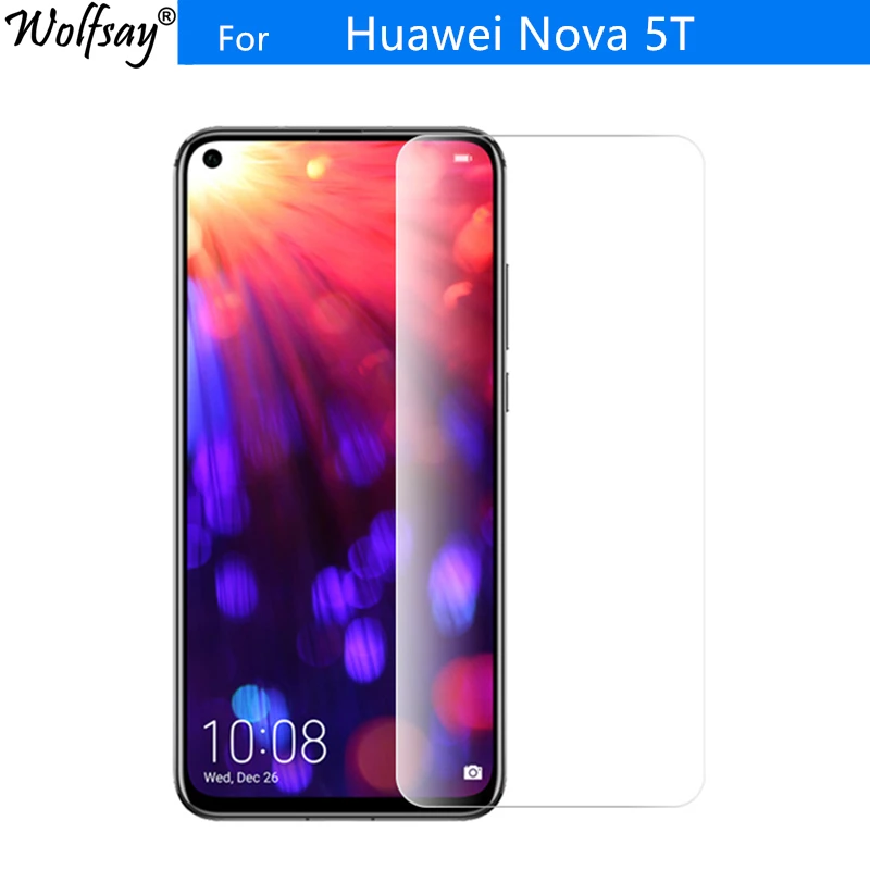 2 шт. для закаленного стекла huawei Nova 5 T защита экрана 9H закаленное стекло для huawei Nova 5 T Защитная пленка для стекла Nova 5 T