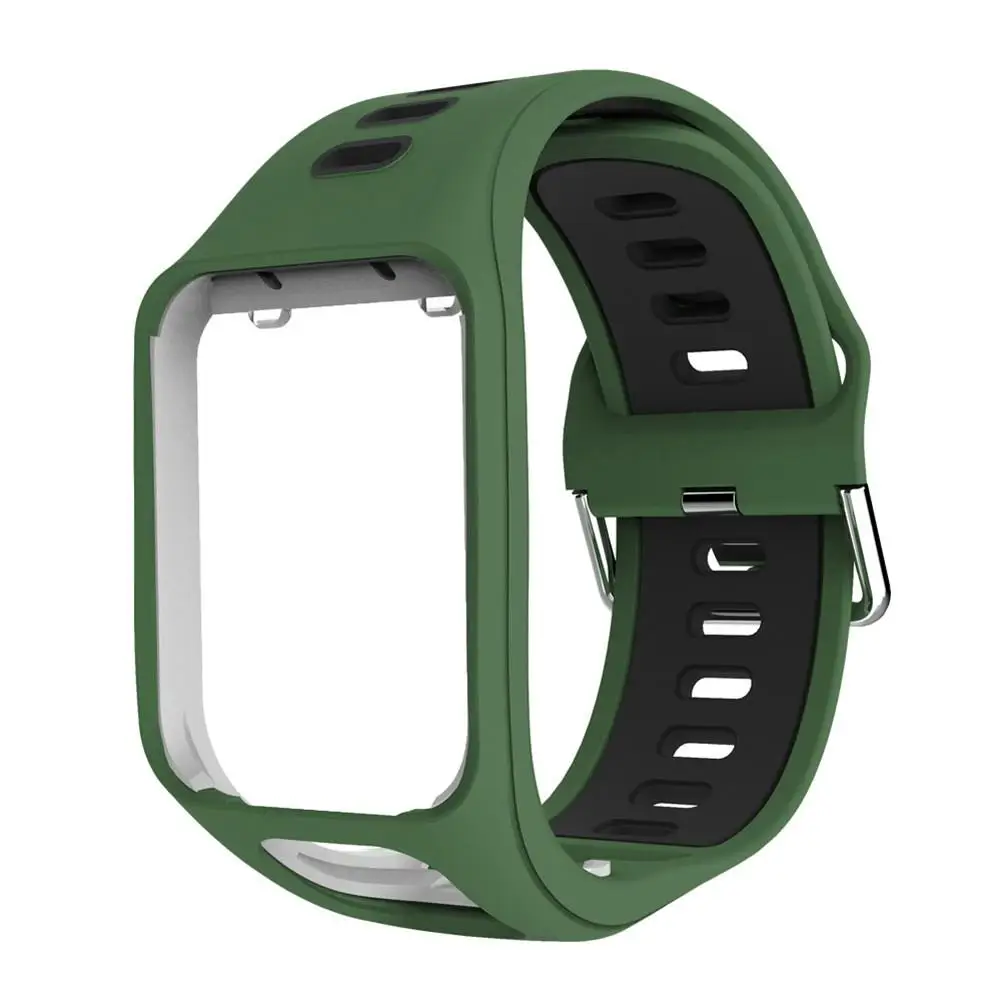 Сменный силиконовый ремень для TomTom 2 3 SPARK Series Runner 2 3 Series Golfer 2 Series Adventurer gps наручный ремешок для часов Ремешок