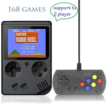 

Handheld Game Console, 168 Classic Games 3 Inch LCD Screen Portable Retro Video Game Console Support For Connecting TV And Two