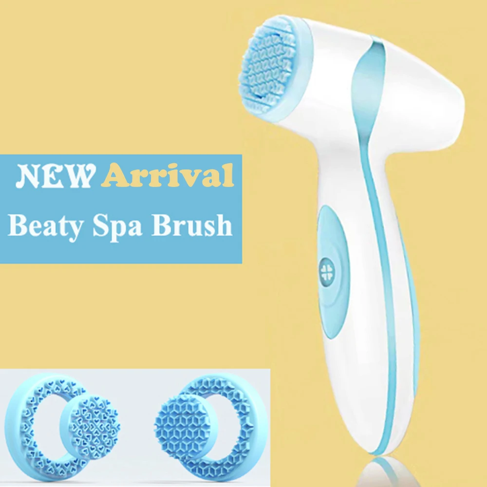 Spazzola Elettrica Per La Pulizia Del Viso Spazzola Per Pori Sonici Sistema Spa Galvanico Completo Cura Della Pelle Massaggiatore Macchina Nu Lifting 