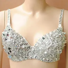  Nightclub Sexy Sequins Color Diamond Bra Rivet Rhinestone Underwear Shorts Pole Dancing Bar DS Stage Show Bra Dropshipping 