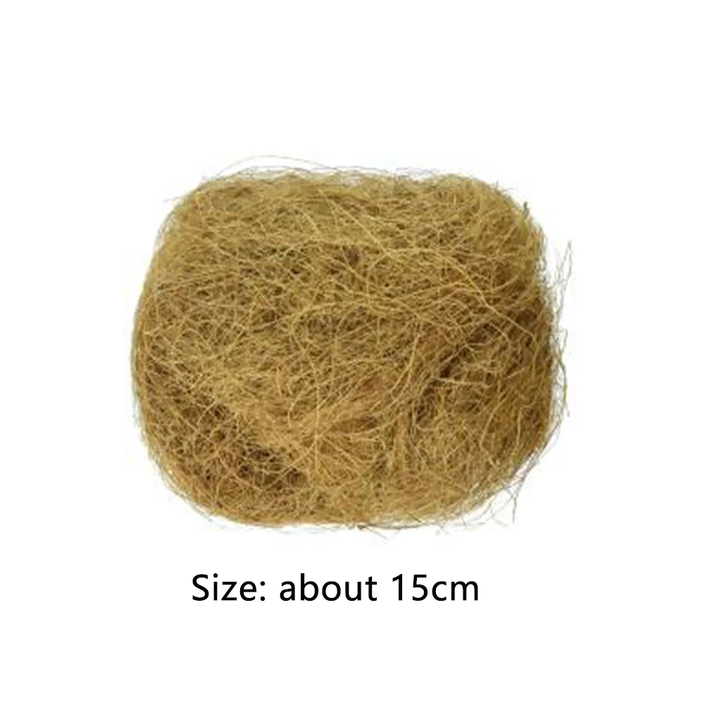 Натуральные кокосовые скорлупы волокна для домашних животных товары для птиц игрушечное гнездо для защиты растений для поддержания температуры почвы для борьбы с вредителями Садовые принадлежности