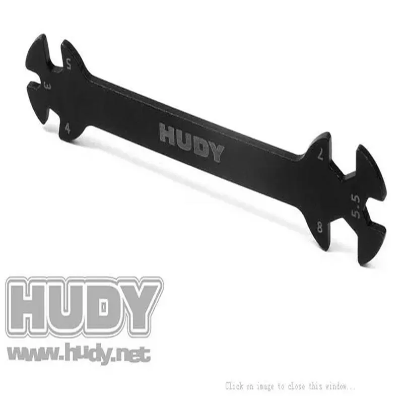 Гаечный ключ Hudy для торцевых стяжек и гаек DY181090 3 4 5 7 8 мм 1/5 1/8 1/10 M3 M4 M5.5 M7 M8 гайка