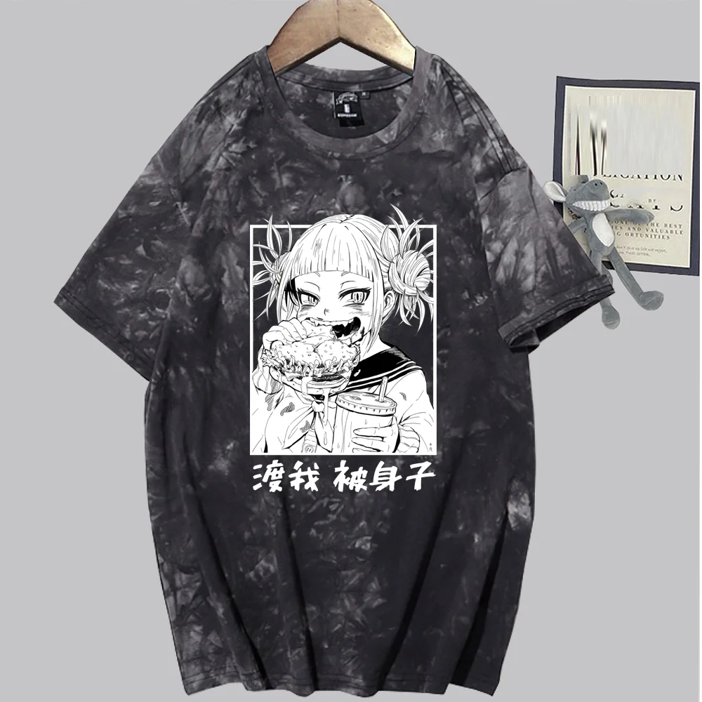 Kawaii японские аниме Моя геройская Академия футболки Camisa Men смешной мультфильм