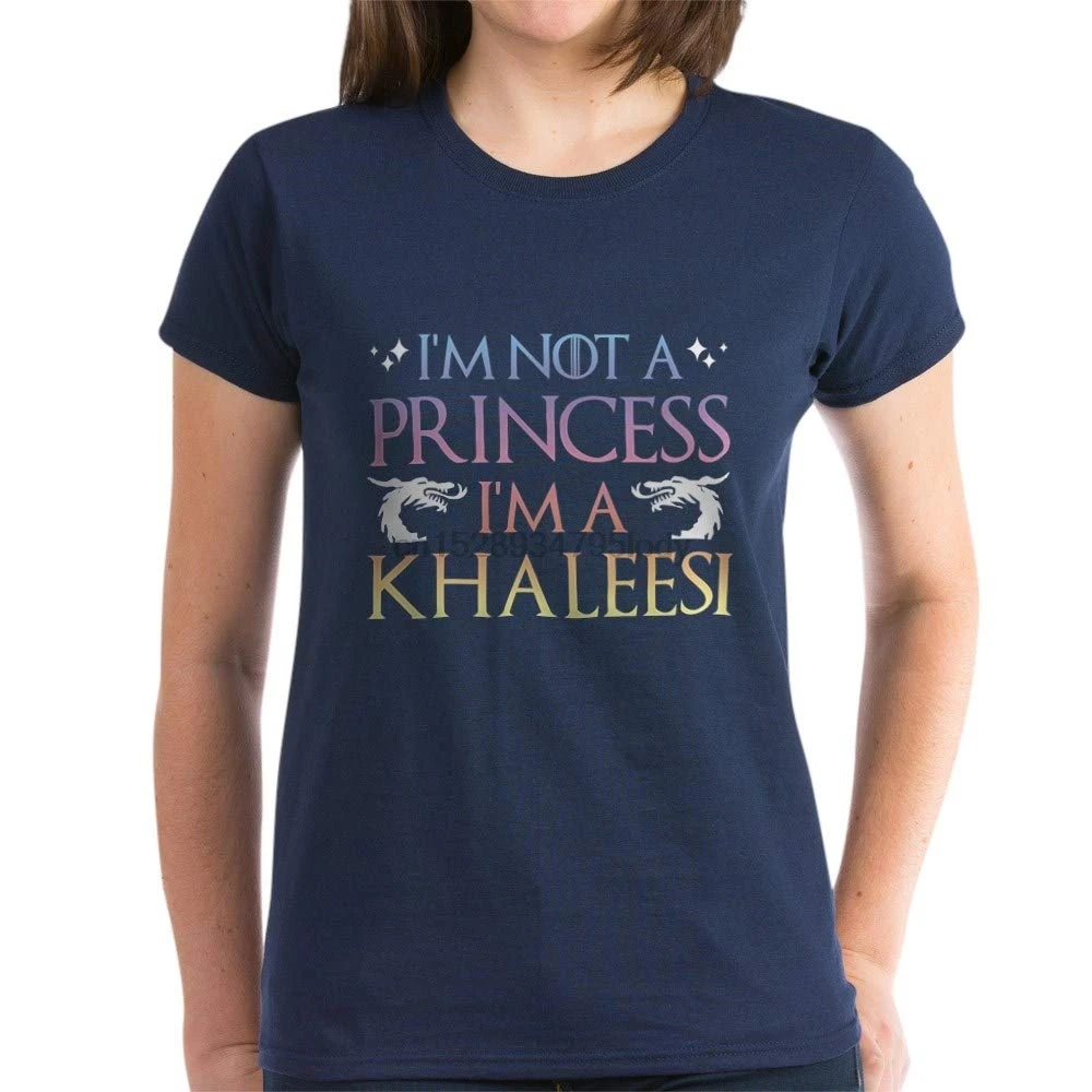 CafePress I'm A Khaleesi Женская Темная футболка хлопковая | Мужская одежда