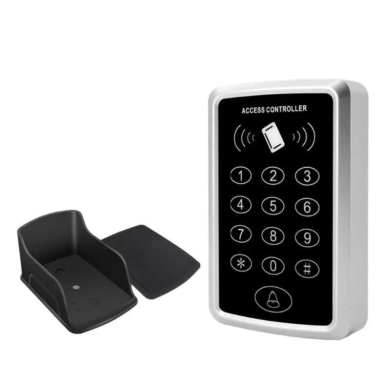 

RFID Keypad Access Control System Keyboard Waterproof Cover Keyfobs Door Opener H55E
