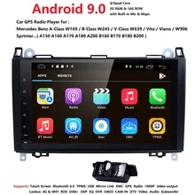 " 2 GB ram Android 9,0 автомобильный без DVD gps радио плеер для Mercedes Benz Sprinter W169 W245 W906 A/B класс Vito Viano W469 W639+ Cam