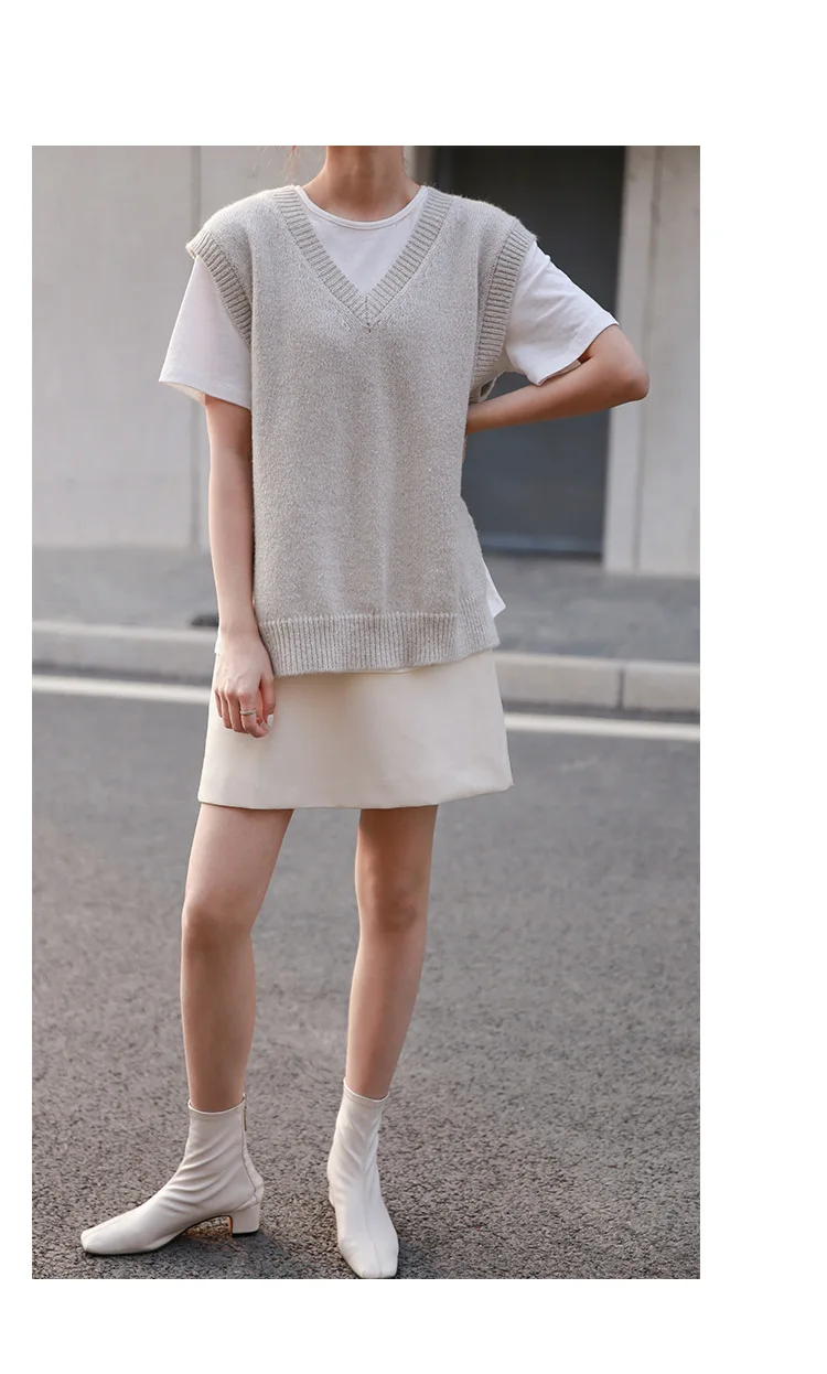 Autumn female skirt waist PU casual solid color skirts