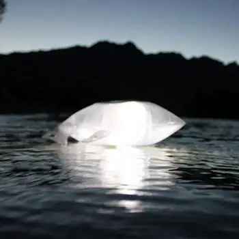 

Waterproof Inflatable Solar Light Portable Foldable PVC Bag Emergency Lamp J@
