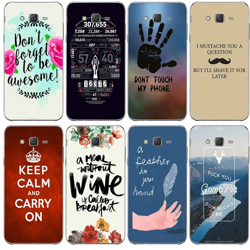 Горячая пословица фразу девиз арт для Samsung Galaxy A3 A5 A7 A8 J1 J3 J4 J5 J6 J7 J8 2015 2016 2017 2018 Fundas