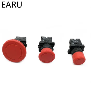 

Mushroom Emergency Stop Switch XB2-ES542 XB2-ES442 XB2-ES642 22mm NO/NC Red Push Button Switch 600V 10A 1PCS