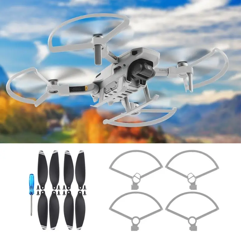 Flash Sale RQA 1Set Propeller Protector Blade Props Protective Ring for DJI Mavic Mini Drone 