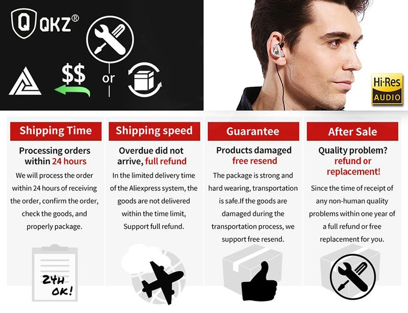 QKZ AK6 ATES ATE ATR HD9 медный драйвер HiFi спортивные наушники в ухо наушники для бега с микрофоном наушники музыкальные наушники