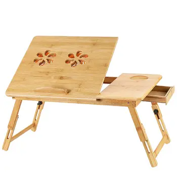 

Desk bed solid wood foldable computer table iPad table lazy folding table cooling laptop computer table dropshipping