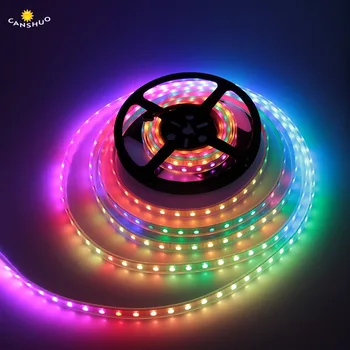 

WS2812B Updated WS2813 led pixel strip 1/3/5m Dual-signal 30/60/144 pixels/leds/mIP30/IP65/IP67 waterproof DC5V RGB Pixel Strip