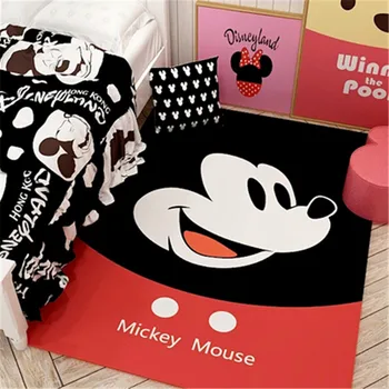

160x80cm Mickey Minnie Kids Play Mat Carpet Polyester Rug and Carpets for Living Room Floor Bedroom Bathroom Home Door Mat