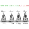 4pcs original QUICK 201B Suction Nozzle Electric Suction Tin Tip A1004 A1005 A1006 A1007 Desoldering Gun Leader-Free Solder Tip ► Photo 1/3