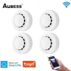 Tuya Smart WiFi Smoke Detector Smoke House Combination Fire Sensor Home Security System Firefighters Smoke Alarm Fire Protection